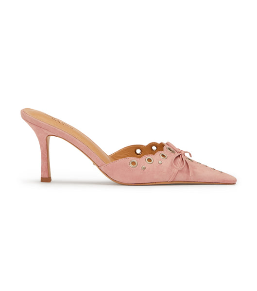 Tony Bianco Shae Blossom Suede 8cm Court Shoes Pink | ASGDF48610