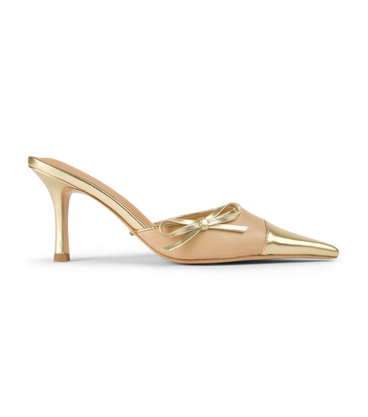 Tony Bianco Shirley Beech/Gold 8cm Court Shoes Gold | SGNEJ37430