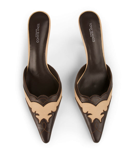 Tony Bianco Shuga Beech/Chocolate 8cm Event Heels Chocolate | DSGVO17702