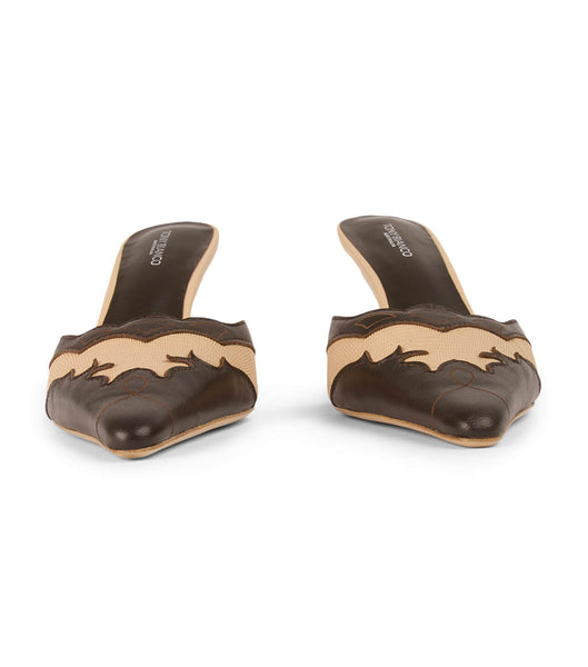 Tony Bianco Shuga Beech/Chocolate 8cm Event Heels Chocolate | DSGVO17702