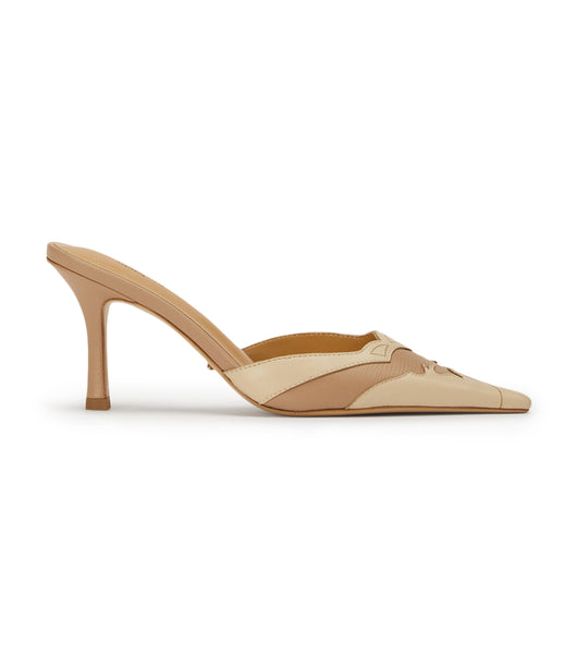 Tony Bianco Shuga Skin/Vanilla 8cm Low Heels Light Yellow | LSGTR47421