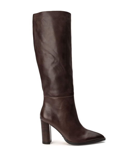 Tony Bianco Skyla Choc Como 9cm Heeled Boots Chocolate | XSGBH23447