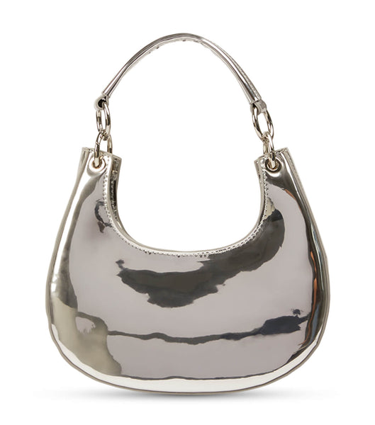 Tony Bianco Talia Silver Shine Mini Handbags Accessories Silver | TSGWZ75649