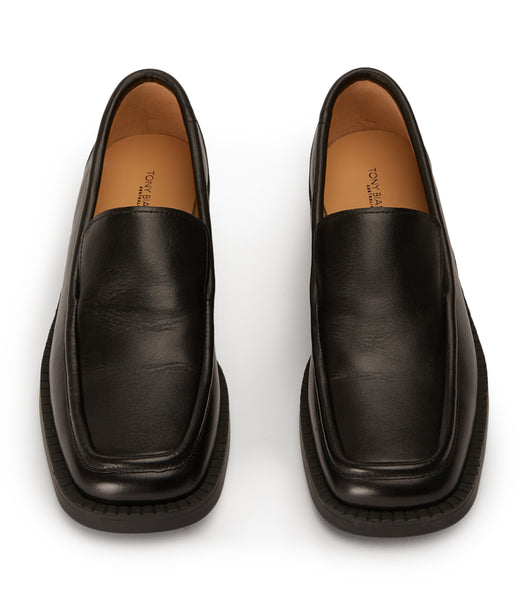 Tony Bianco Teddy Black Como 4cm Loafers Black | ASGDF49025