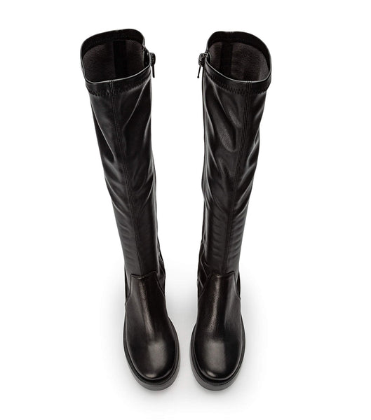 Tony Bianco Tibby Black Venice/Black Venezia 9cm Knee High Boots Black | SGICD94568