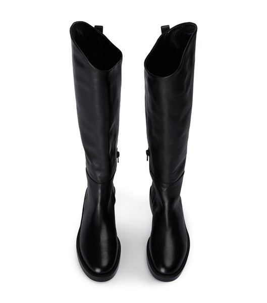 Tony Bianco Tyler Black Como 4cm Knee High Boots Black | SGCVG47654