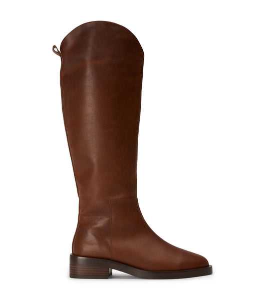 Tony Bianco Tyler Cognac 4cm Knee High Boots Brown | MSGHR84958