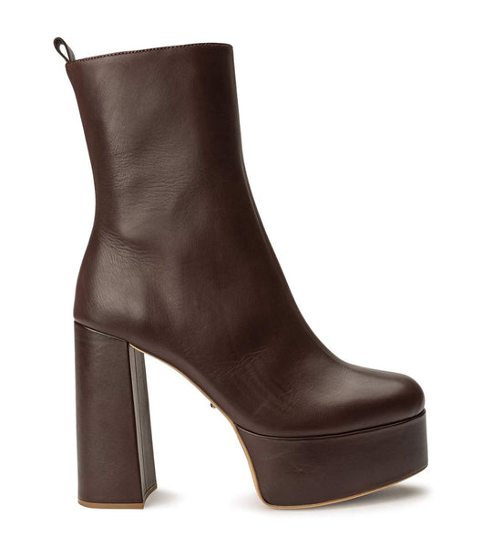 Tony Bianco Tyra Choc Como 12cm Platform Boots Chocolate | SGJBT17129