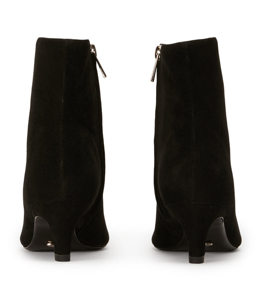 Tony Bianco Vicci Black Suede 5cm Heeled Boots Black | DSGVO44860