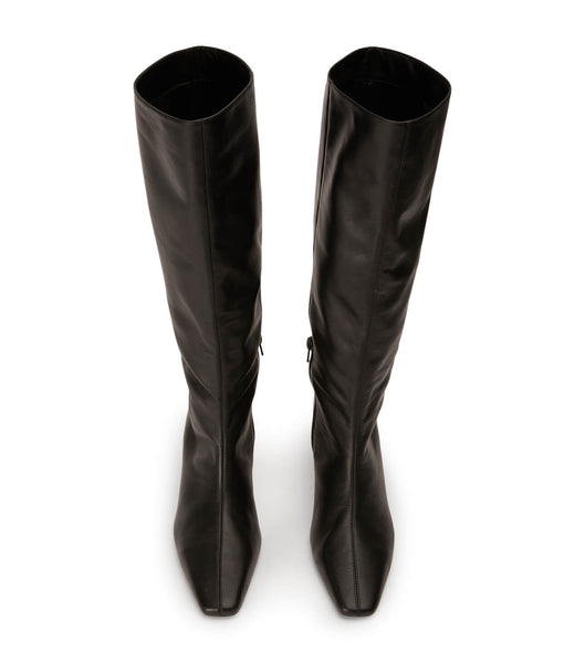 Tony Bianco Vixon Black Venice 5cm Knee High Boots Black | ZSGNQ29570