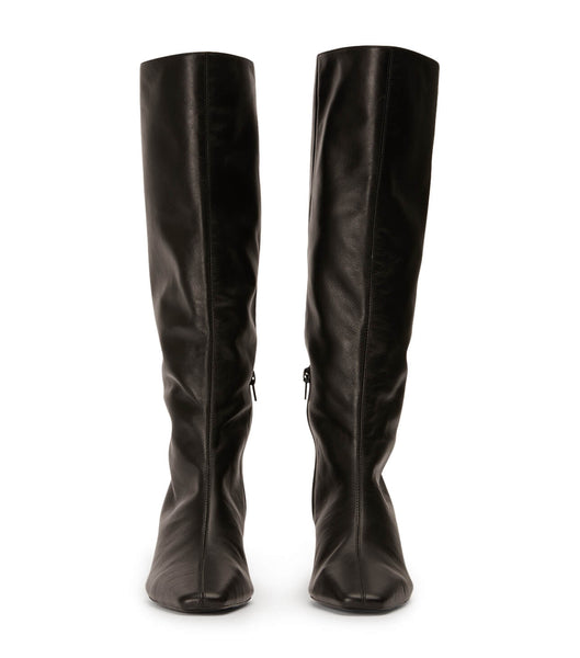 Tony Bianco Vixon Black Venice 5cm Knee High Boots Black | ZSGNQ29570