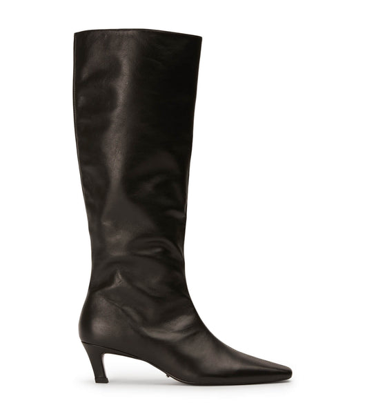 Tony Bianco Vixon Black Venice 5cm Knee High Boots Black | ZSGNQ29570