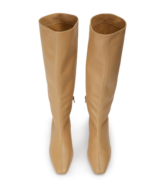 Tony Bianco Vixon Honey Nappa 5cm Knee High Boots Orange | LSGTR75018