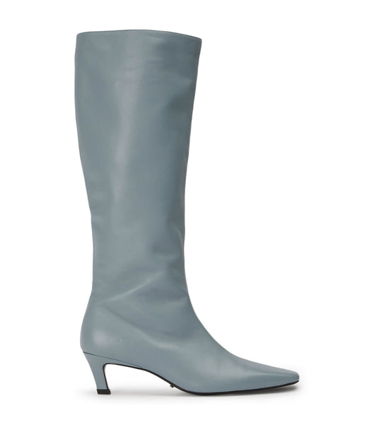 Tony Bianco Vixon Steel Nappa 5cm Heeled Boots Grey | PSGER62373