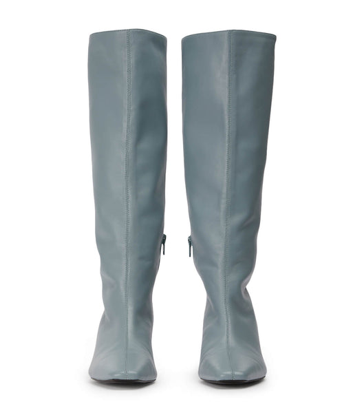 Tony Bianco Vixon Steel Nappa 5cm Knee High Boots Grey | SGJZR31166