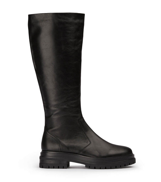 Tony Bianco Wanda Black Venice 4.5cm Mid Calf Boots Black | BSGSD38094