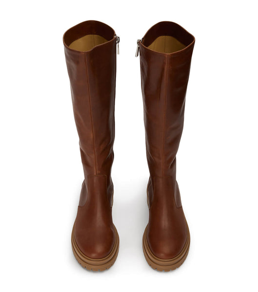 Tony Bianco Wanda Cognac 4.5cm Mid Calf Boots Brown | XSGBH87560