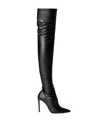 Tony Bianco Avah Black Venezia 10.5cm Heeled Boots Black | TSGPQ66499