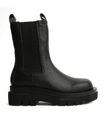 Tony Bianco Boxer Black Como 5.5cm Ankle Boots Black | ASGWC43918