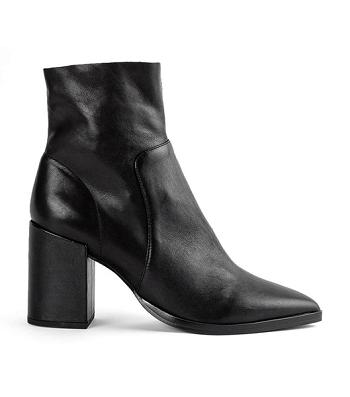 Tony Bianco Brazen Black Luxe 8.5cm Ankle Boots Black | SGJZR48326