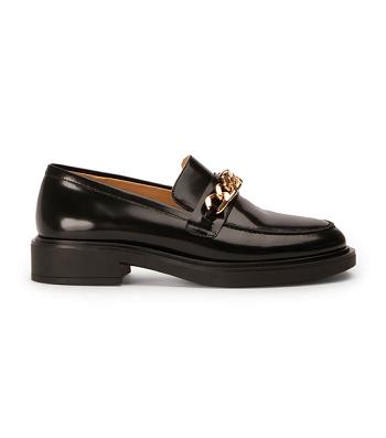 Tony Bianco Candice Black Hi Shine 4.5cm Loafers Black | SGZPD33928