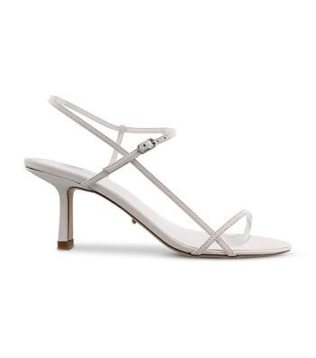 Tony Bianco Caprice White Kid 7cm Low Heels White | SGQAV98434