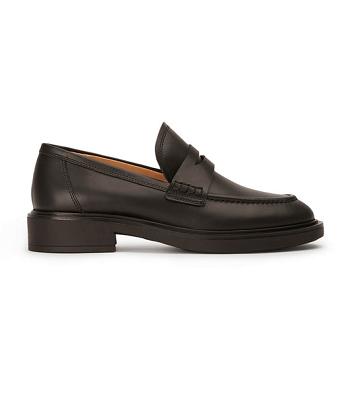 Tony Bianco Cherish Black Turin 4.5cm Loafers Black | LSGTR76699