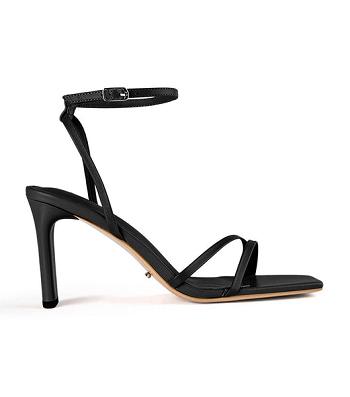 Tony Bianco Corso Black Nappa 8.5cm Event Heels Black | SGJKU22769