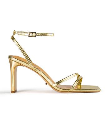 Tony Bianco Corso Gold Nappa Metallic 8.5cm Low Heels Gold / Metal | BSGSO28957