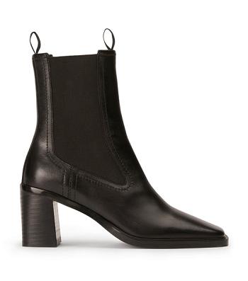 Tony Bianco Diego Black Como 7.5cm Ankle Boots Black | SGJVR75257