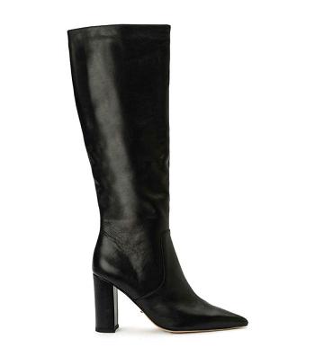 Tony Bianco Epic Black Venice 8.5cm Heeled Boots Black | SGJVR49172