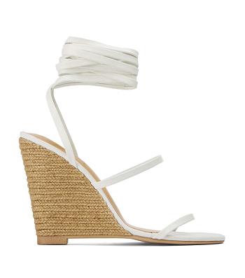 Tony Bianco Gabriella Milk Capretto 11cm Strappy Heels White | FSGHY73055