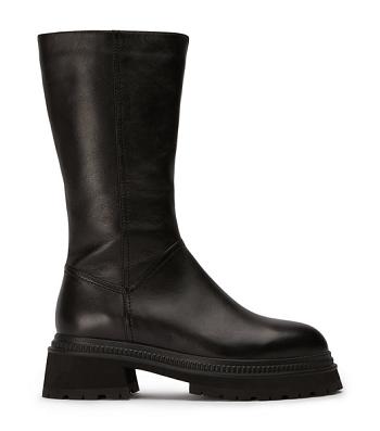 Tony Bianco Hahn Black Como 5.5cm Combat Boots Black | SGJVR45817