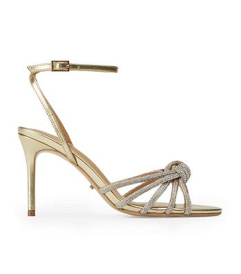 Tony Bianco Helena Gold Nappa Metallic 8.5cm Event Heels Gold / Metal | LSGSX59459