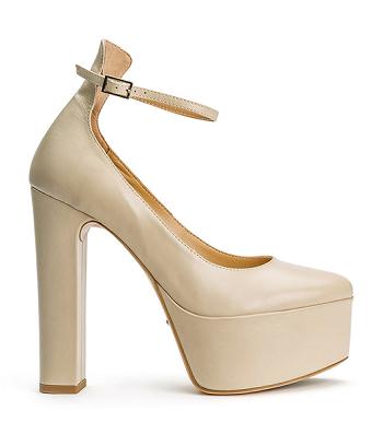 Tony Bianco Jaguar Vanilla Capretto 14cm Event Heels Light Yellow | FSGHY26574