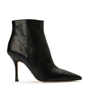 Tony Bianco Keanu Black Venice 9.5cm Heeled Boots Black | SGJKU51206