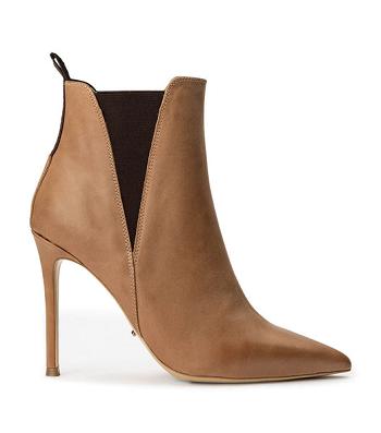 Tony Bianco Laken Caramel Diesel 10.3cm Ankle Boots Brown | SGDYB96710