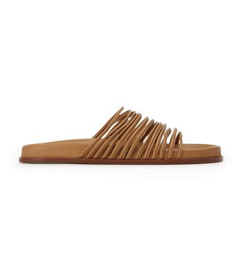 Tony Bianco Libi Biscuit Nappa Sandals Brown | YSGVQ47488