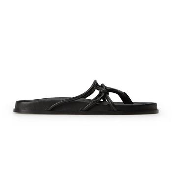 Tony Bianco Luelle Black Nappa Sandals Black | SGEGJ91608