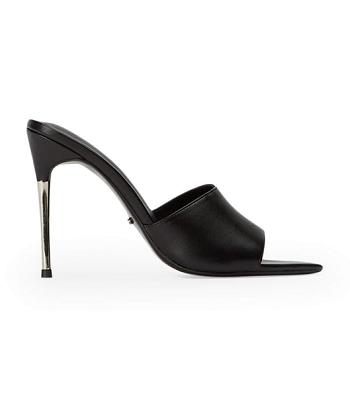 Tony Bianco Maximus Black Nappa 10.5cm Bridal Heels Black | GSGUC56308