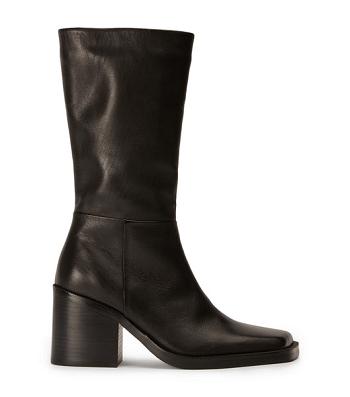 Tony Bianco Prestige Black Como 8cm Knee High Boots Black | SGDFL12166