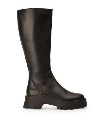 Tony Bianco Rage Black Turin 5.5cm Knee High Boots Black | QSGUV74722