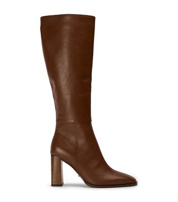 Tony Bianco Rylee Rust Venice 8.5cm Heeled Boots Red | GSGEC29647