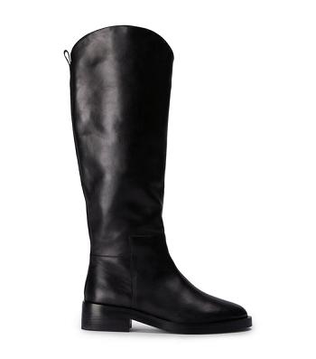 Tony Bianco Tyler Black Como 4cm Knee High Boots Black | SGCVG47654