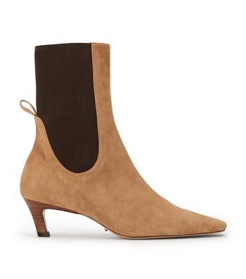 Tony Bianco Verona Butterscotch Suede 5cm Ankle Boots Brown | SGJBT18481