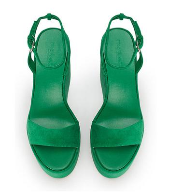 Tony Bianco Vesna Jade Suede 13cm Wedges Green | SGQCS66585