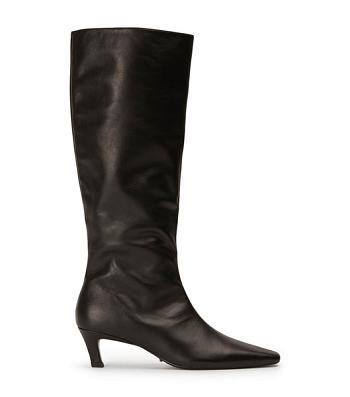 Tony Bianco Vixon Black Venice 5cm Heeled Boots Black | SGICD72477